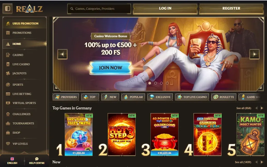 Real casino online de